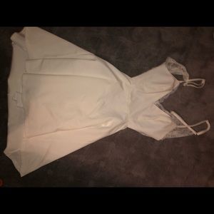 white lace dress